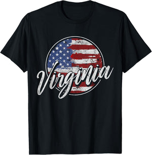 Virginia Vintage T-Shirt - T-Shirt | Black