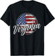 Virginia Vintage T-Shirt - T-Shirt | Black