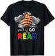 Hot Air Balloon Oh The Places You’ll Go When You Read T-Shirt - T-Shirt | Black