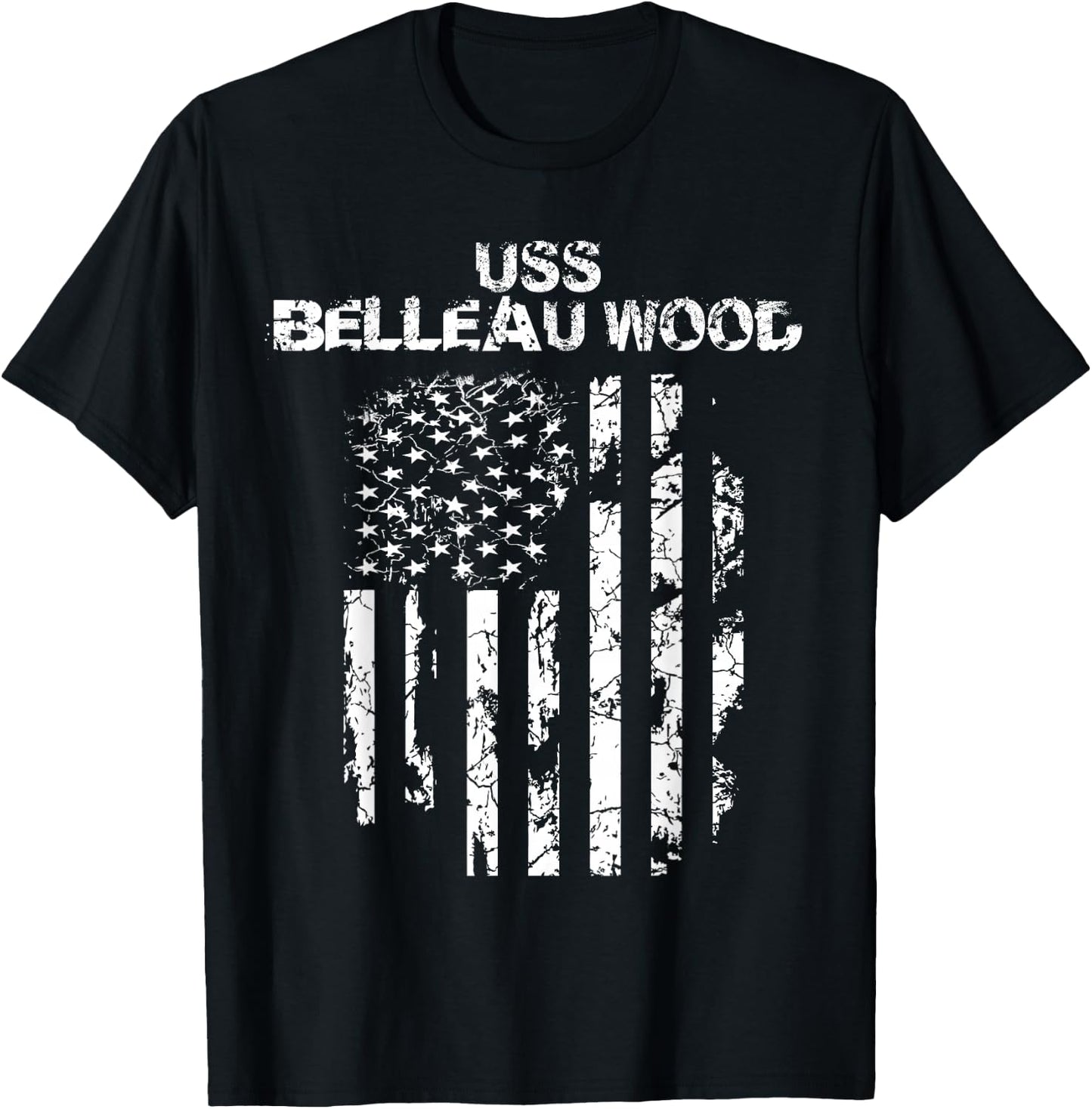 USS Belleau Wood Veteran T-Shirt - T-Shirt | Black