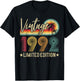 Vintage 1992 33rd Birthday Gift 33 Years Old Limited Edition T-Shirt - T-Shirt | Black
