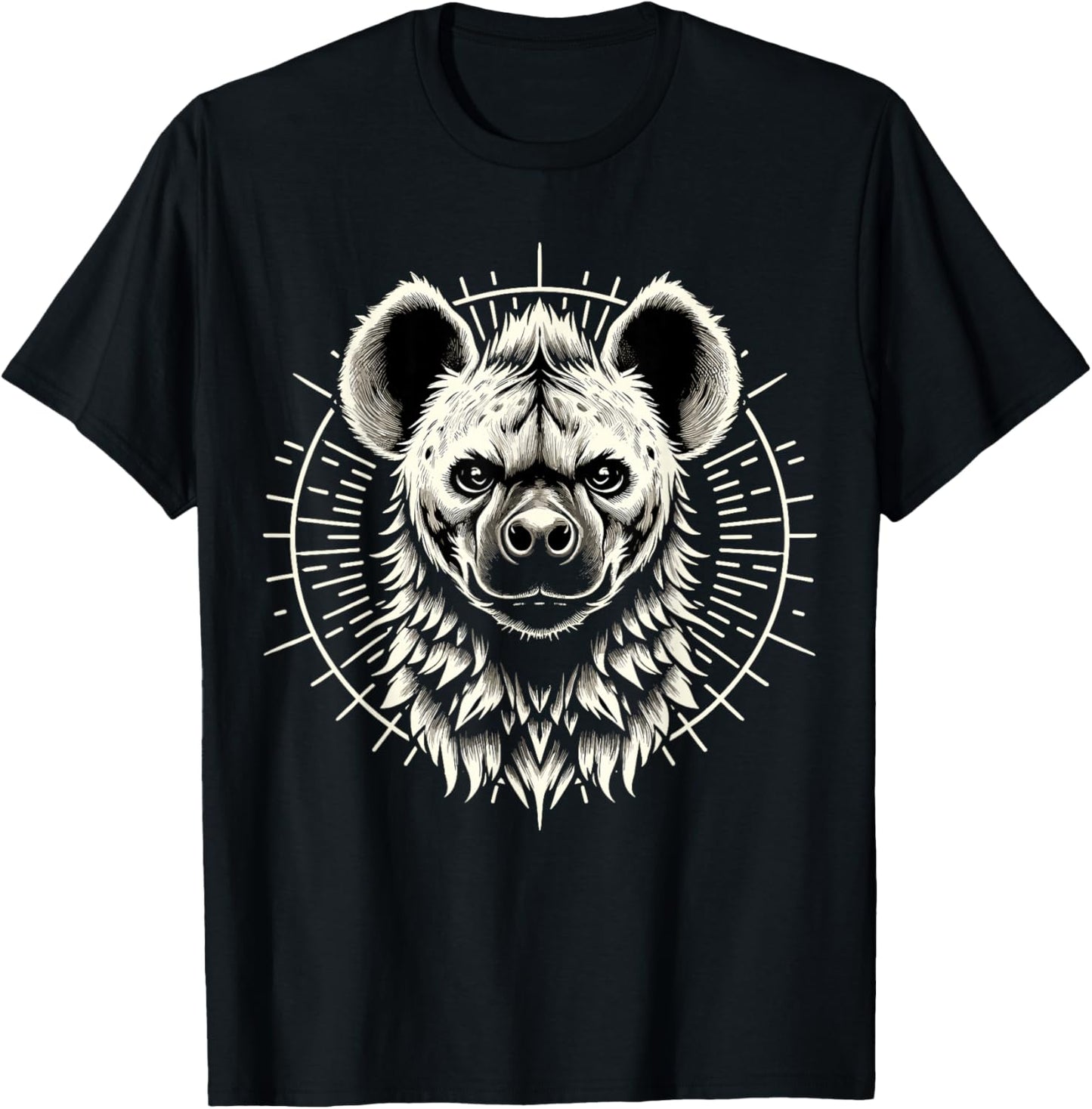 Vintage Hyena , Small, Black T-Shirt - T-Shirt | Black