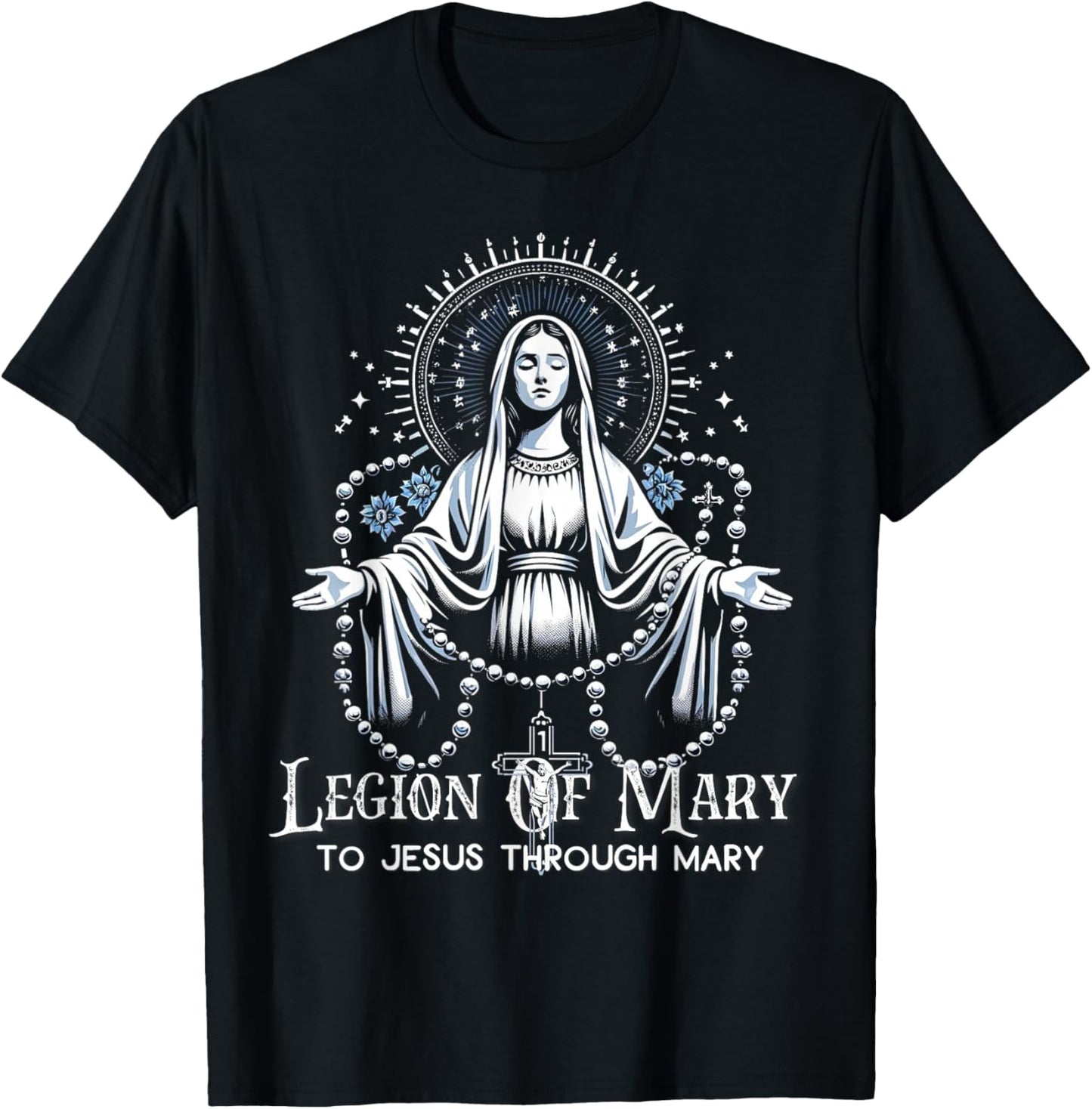 Legion Of Mary Our Lady Catholic T-Shirt - T-Shirt | Black