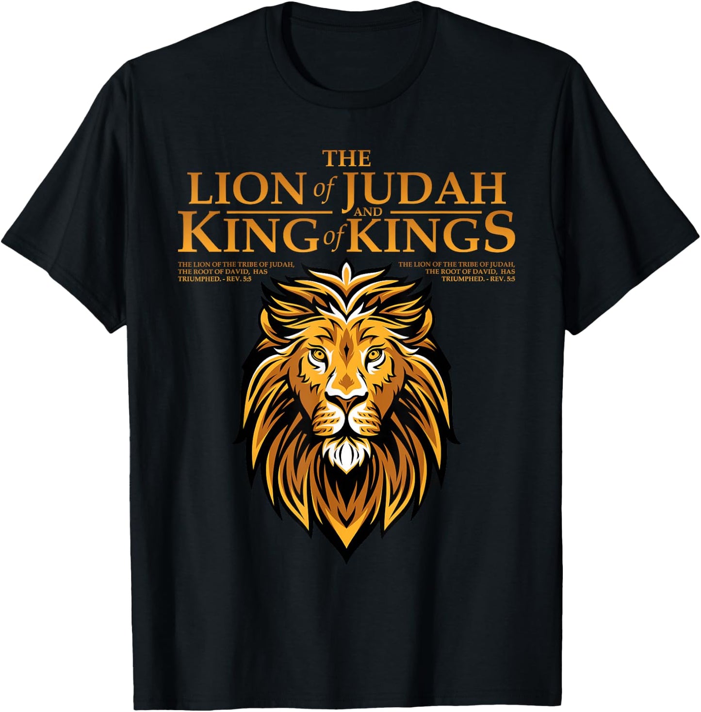 Lion of Judah T-Shirt - T-Shirt | Black