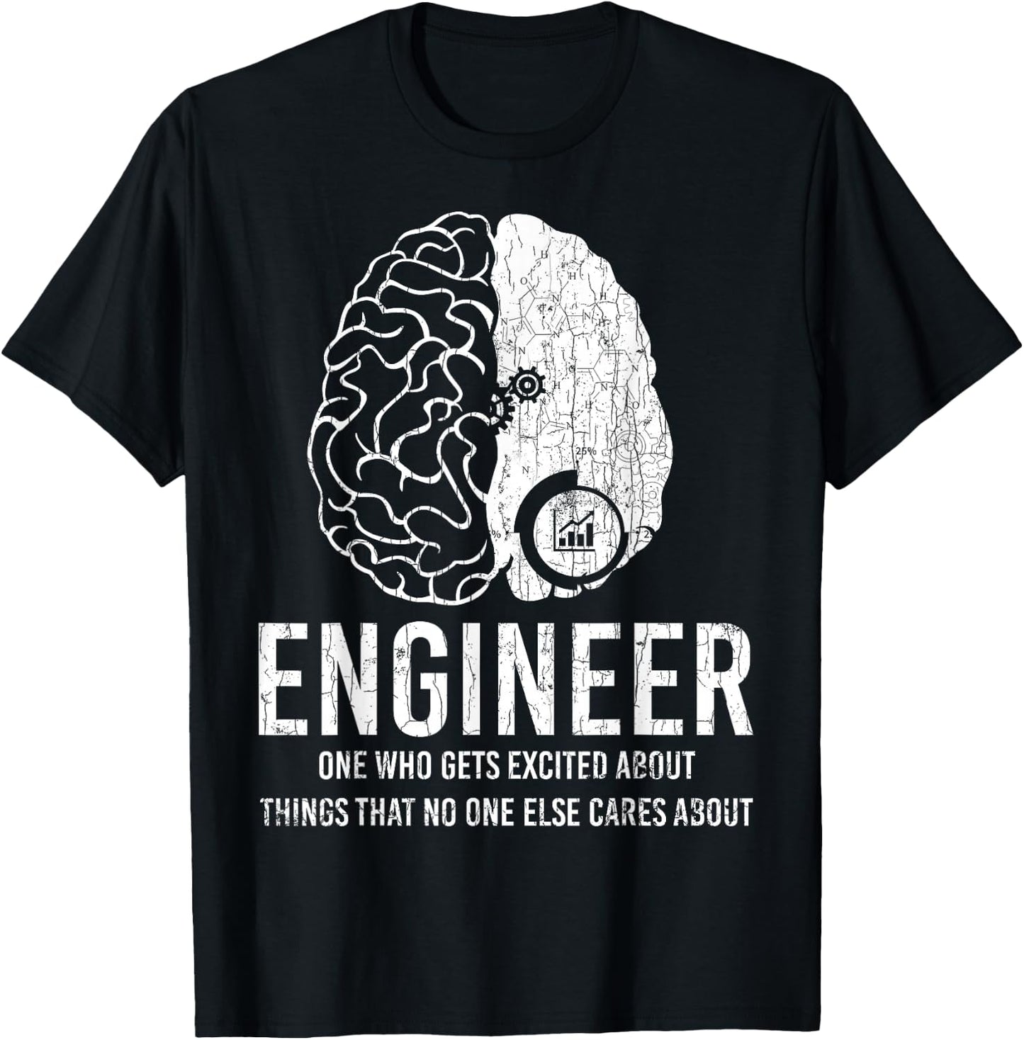 Funny Engineer Gifts & More Engineer Definition Funny Engineering Graphic T-Shirt - T-Shirt | Black