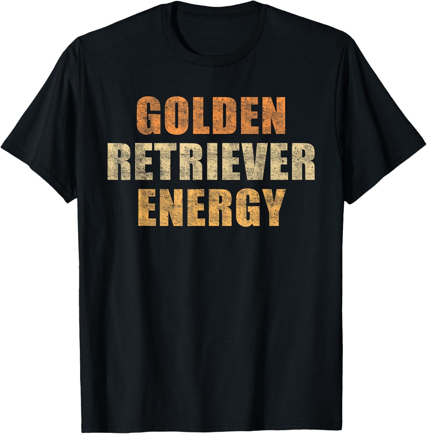 Golden retriever energy T-Shirt - T-Shirt | Black
