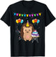 Forest Dwellers Animal Lover Forest Animal Children's Birthday Hedgehog T-Shirt - T-Shirt | Black