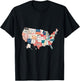 US Map Bible Verses Natural Infant Christian Faith Men Women T-Shirt - T-Shirt | Black