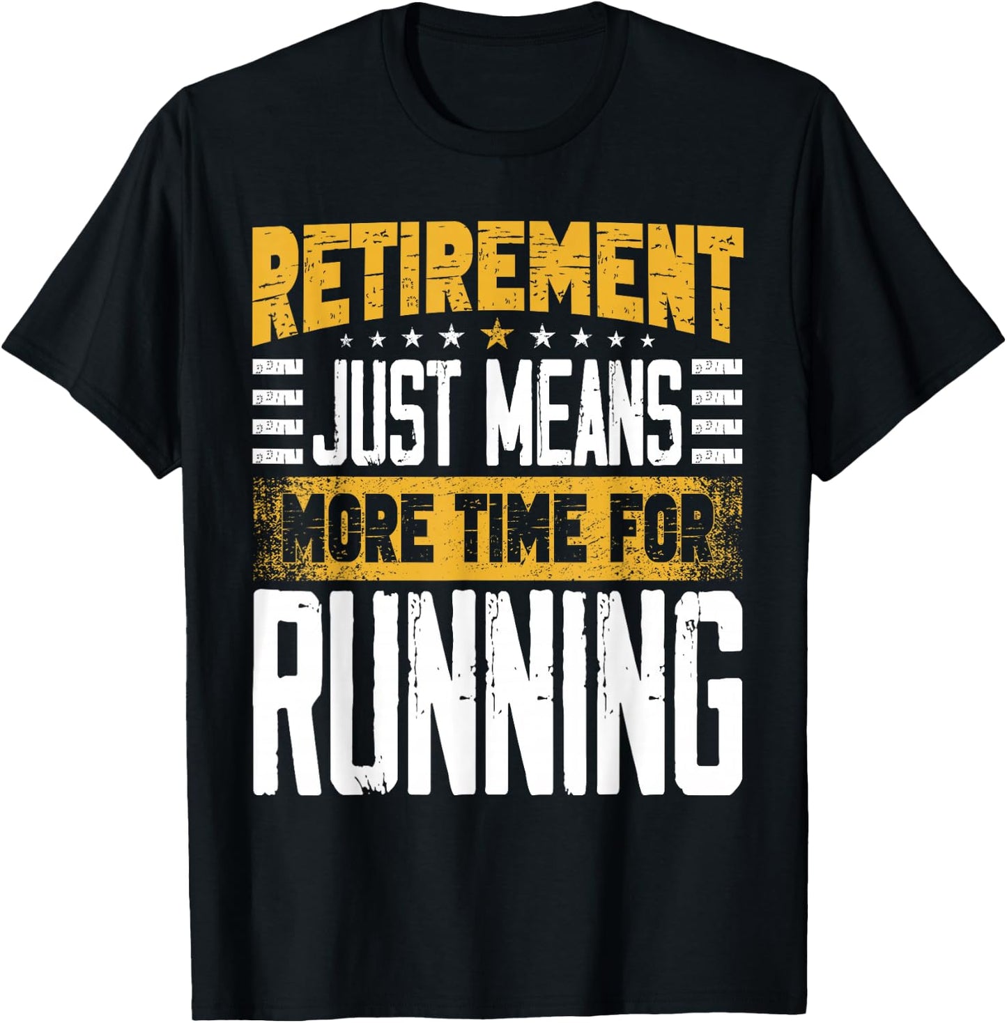 Runner Marathon Running Retired Retirement T-Shirt - T-Shirt | Black
