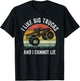 Retro I Like Big Trucks And I Cannot Lie Monstertruck Engine T-Shirt - T-Shirt | Black