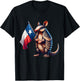 Texas Flag Texan Armadillo T-Shirt - T-Shirt | Black