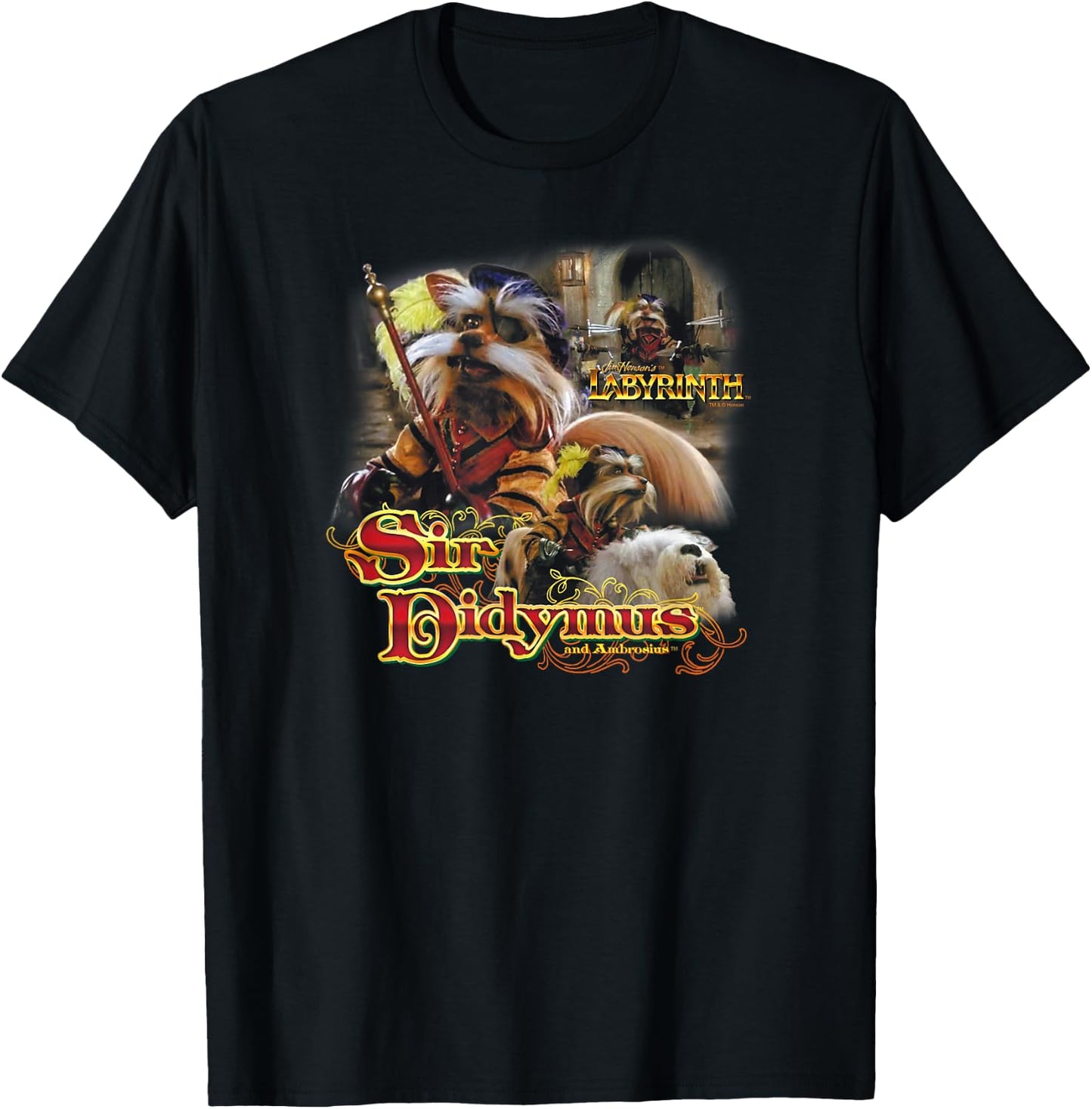 Labyrinth Sir Didymus T-Shirt - T-Shirt | Black