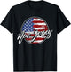 Retro & Retro USA New Jersey - Women's Classic Fit Black Short Sleeve - Small T-Shirt - T-Shirt | Black