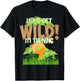 Cute Jungle Safari 9th Birthday Gift 9 Years Old Boys Girls T-Shirt - T-Shirt | Black