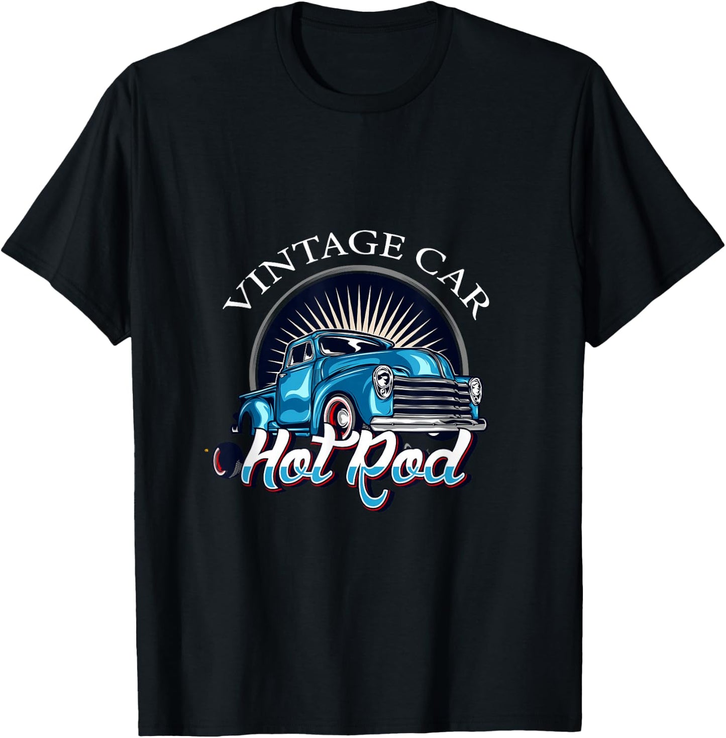 Hot Rod Tuning Muscle Modified Vehicle Custom Car Gift T-Shirt - T-Shirt | Black