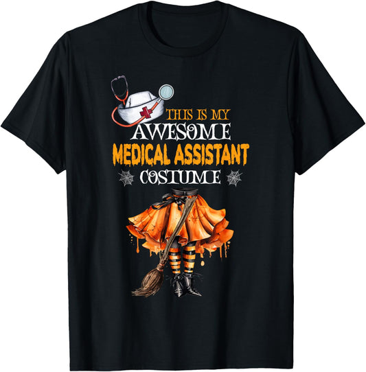 This is my Halloween Medical Assistant Costume MA T-Shirt - T-Shirt | Black