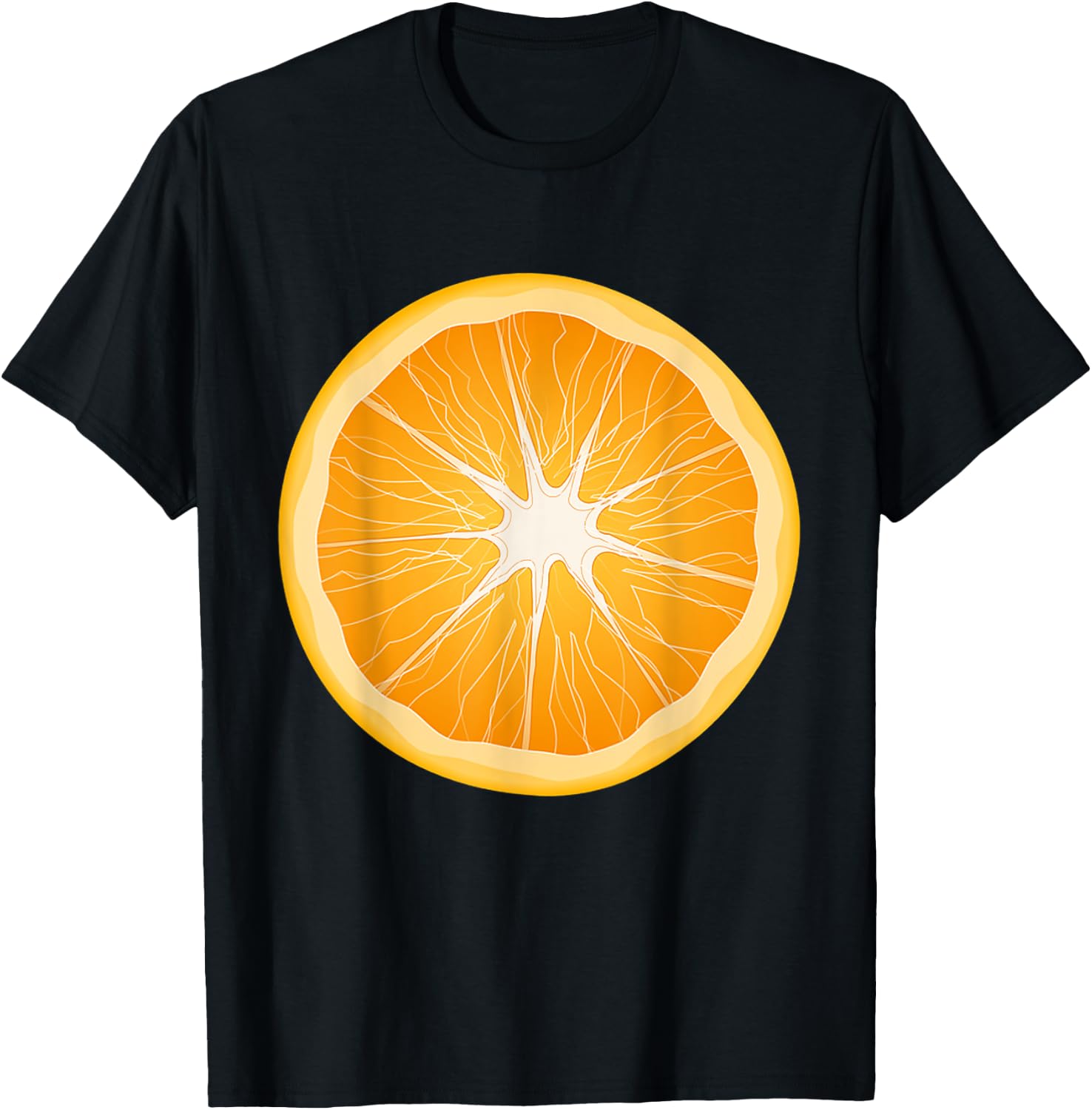 Orange Costume Easy Matching Group Halloween Men Women T-Shirt - T-Shirt | Black