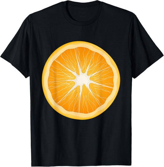 Orange Costume Easy Matching Group Halloween Men Women T-Shirt - T-Shirt | Black