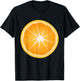 Orange Costume Easy Matching Group Halloween Men Women T-Shirt - T-Shirt | Black
