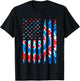 Tie Dye USA Flag Men Women Kids American Flag 4th Of July T-Shirt - T-Shirt | Black