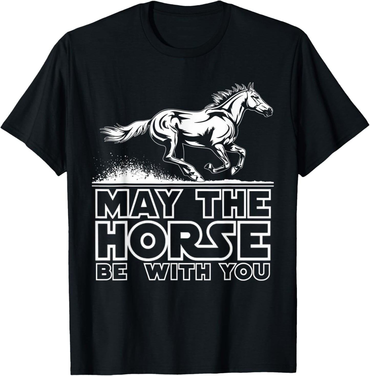 Horse Shirts for Girls Funny Horse Riding Gifts Horse Show T-Shirt - T-Shirt | Black