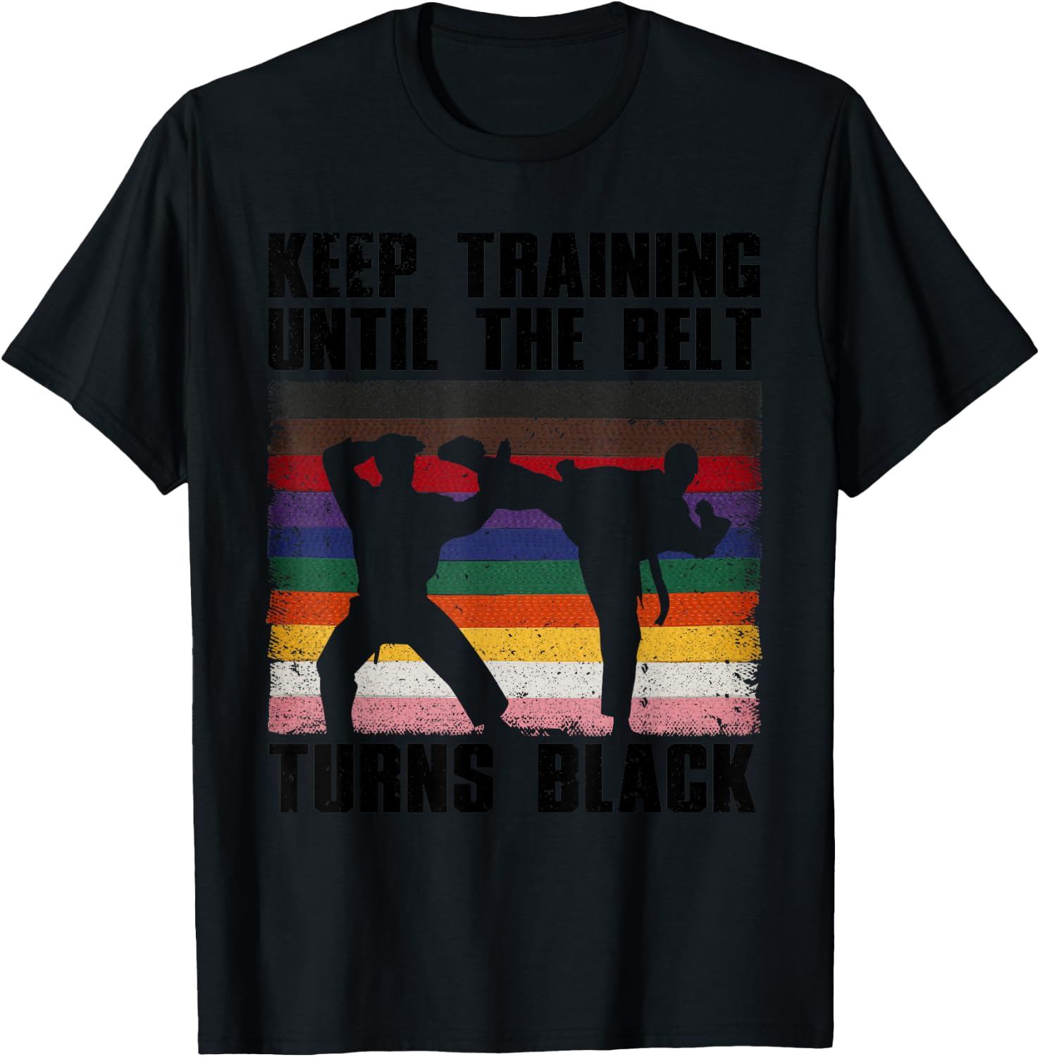 Cool Karate Art Women Martial Art Karate Black Belt T-Shirt - T-Shirt | Black