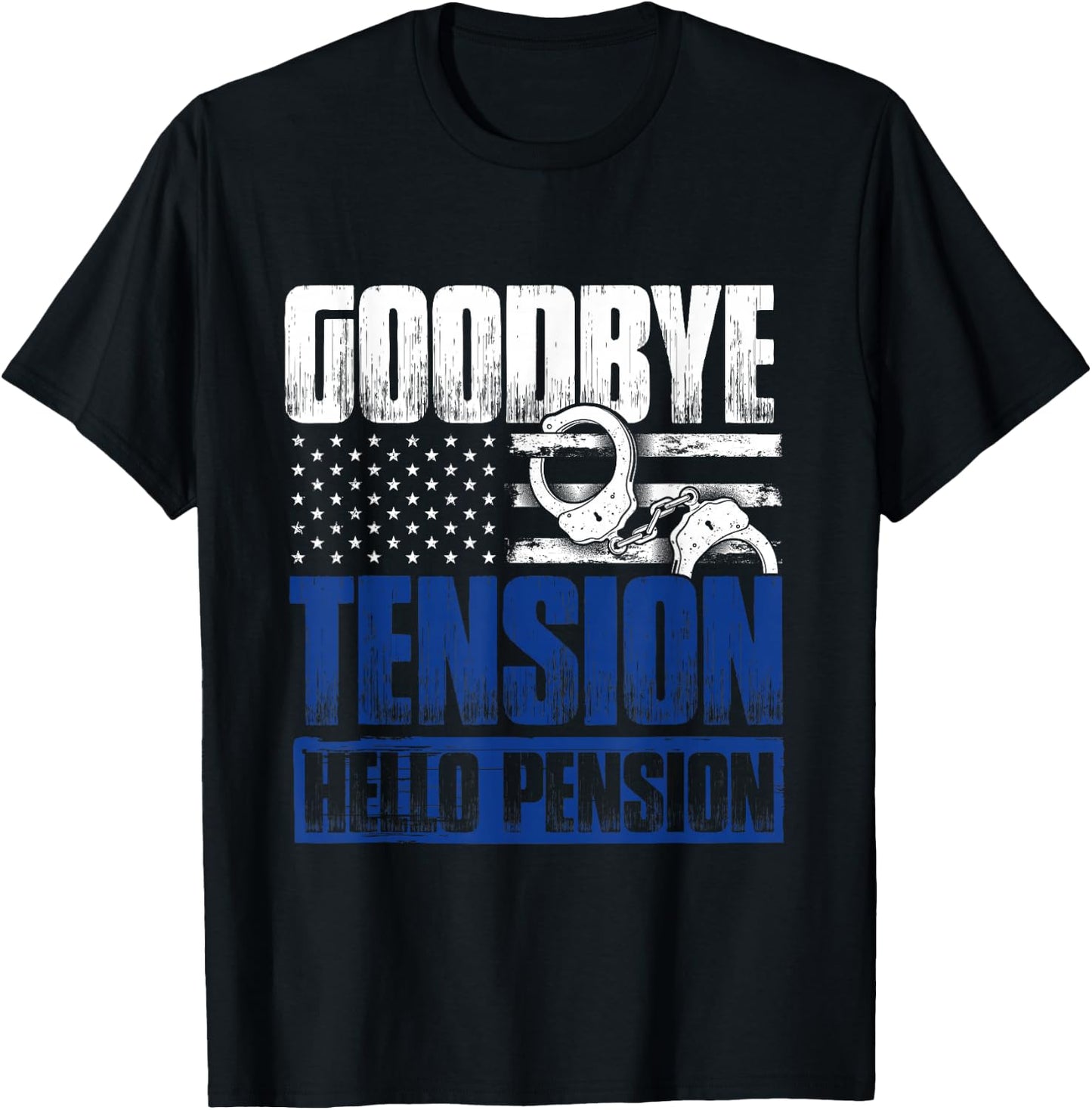 Funny Retired Policeman Gift Law Enforcement Police T-Shirt - T-Shirt | Black