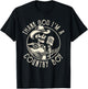 Thank God I'm A Country Music Boy Cowboy Western Retro T-Shirt - T-Shirt | Black