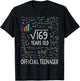 Square Root of 169 13 Years Old Official Teenager Birthday T-Shirt - T-Shirt | Black