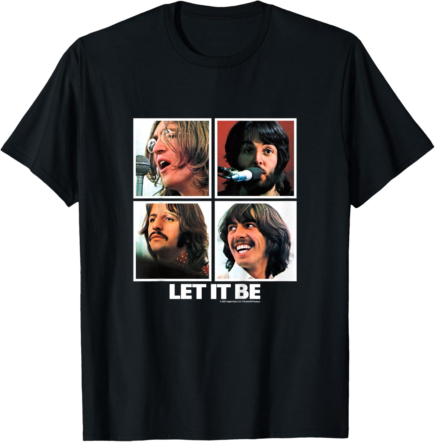 The Beatles - Let it Be T-Shirt - T-Shirt | Black