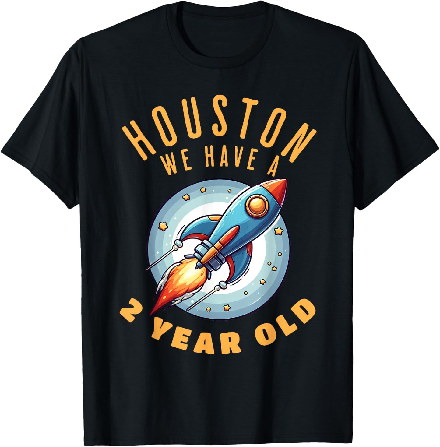 Houston, we have a 2 year old funny T-Shirt - T-Shirt | Black