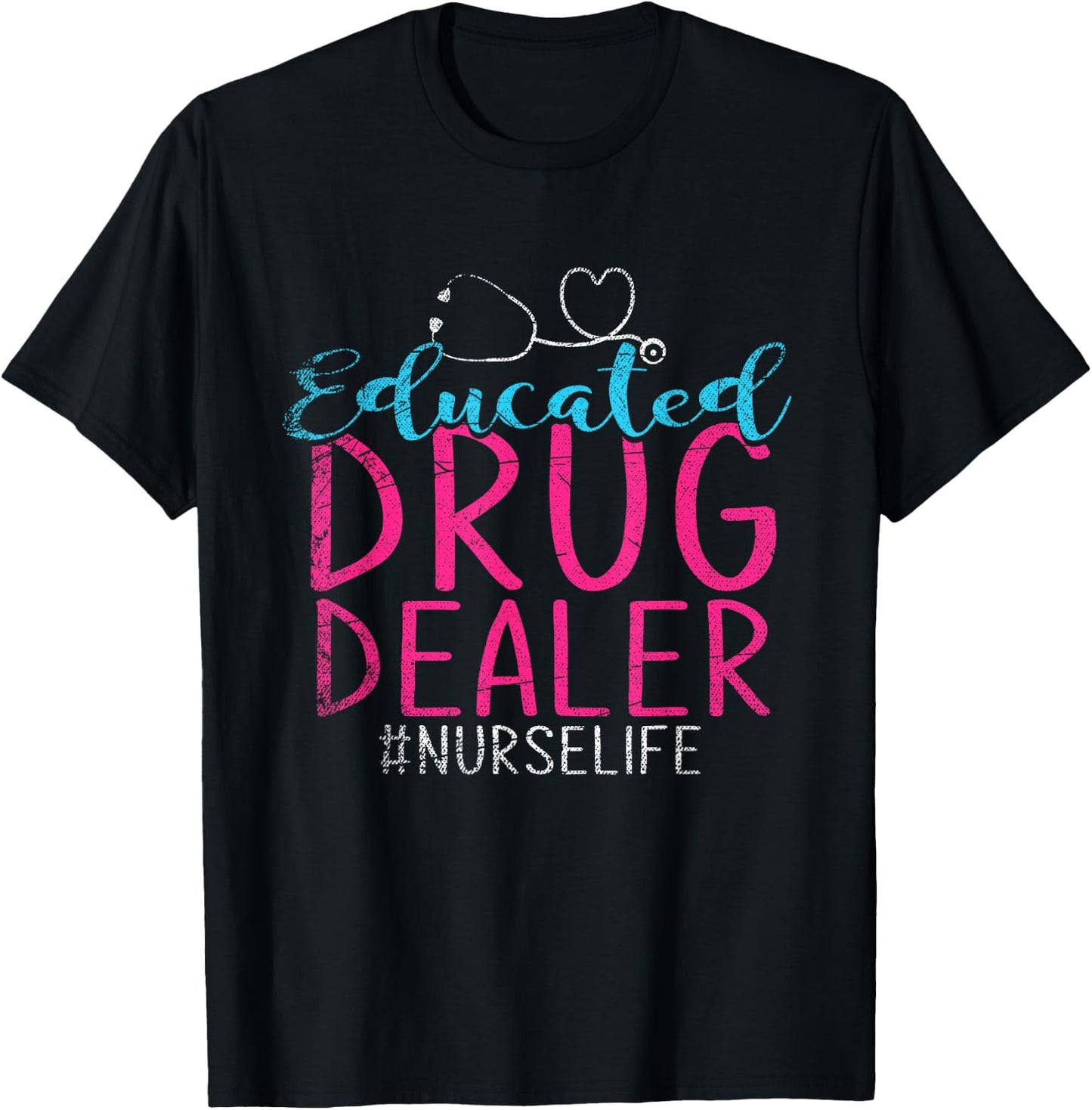 Trained Drug Dealer Nurse T-Shirt - T-Shirt | Black