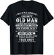 I'm A Spoiled Grumpy Old Man -Awesome Wife Born in September T-Shirt - T-Shirt | Black