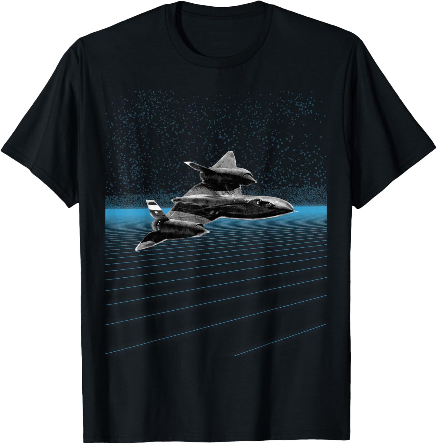 SR-71 Blackbird - Collectable Military T-Shirt - T-Shirt | Black