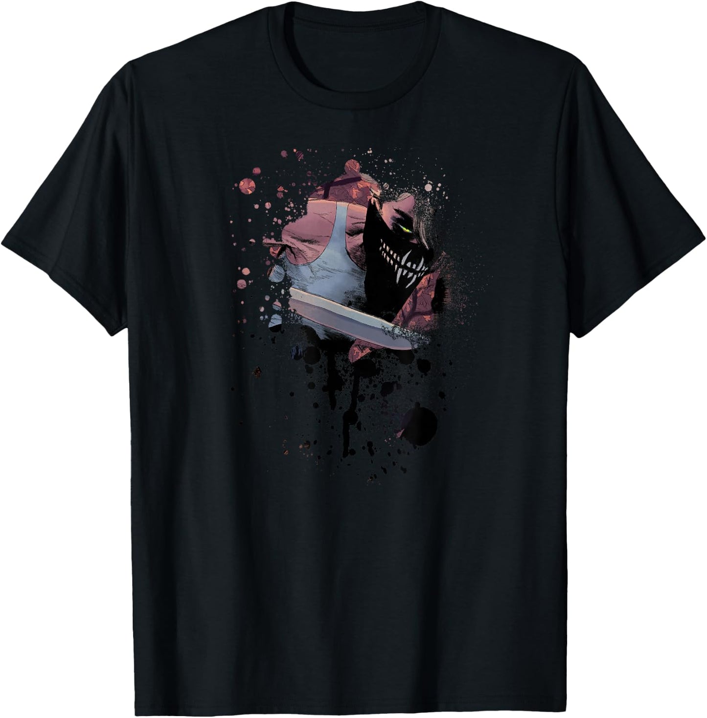 SIKTC Erica Slaughter Splatter T-Shirt - T-Shirt | Black