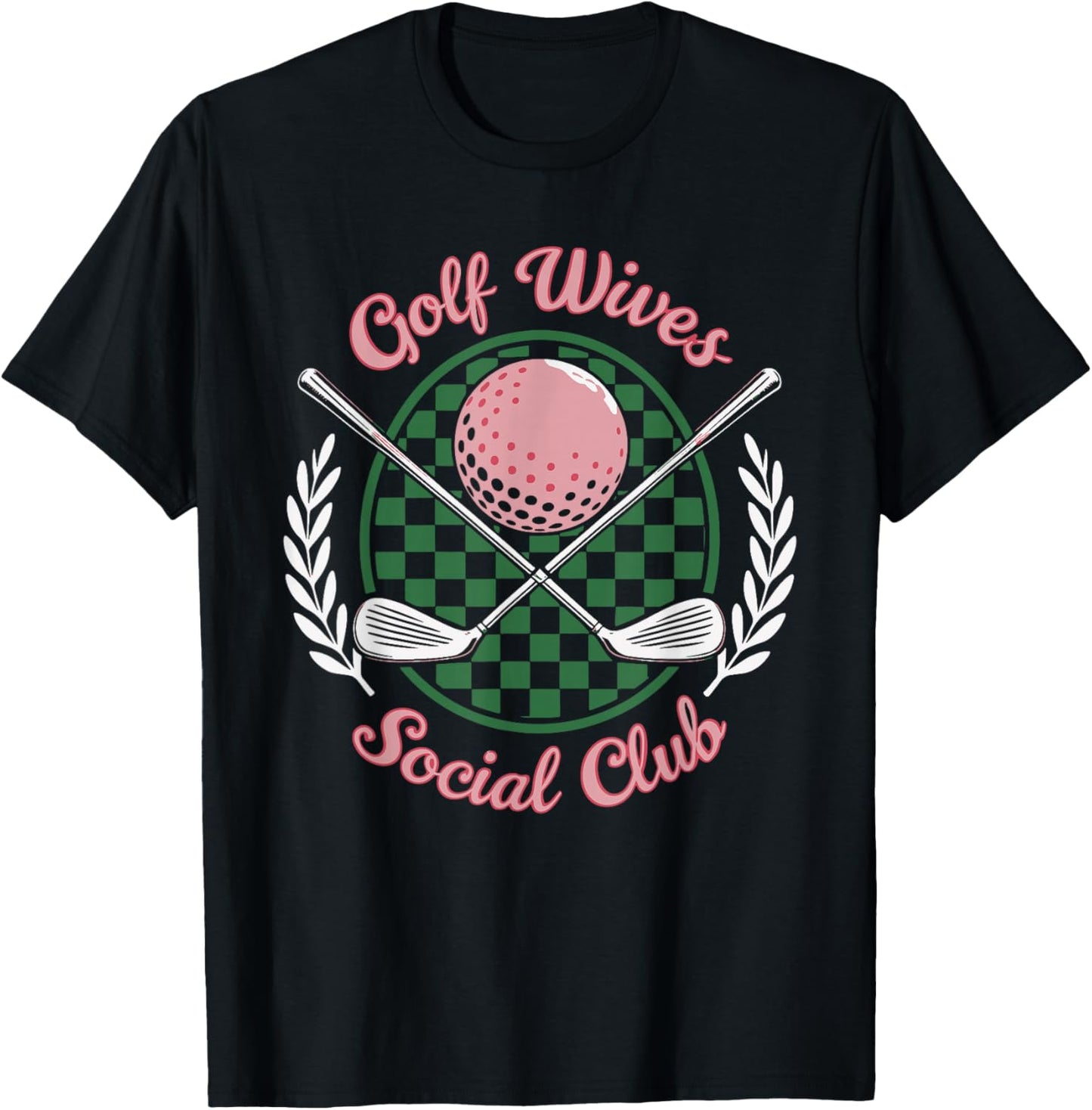 Golf Wives Social Club T-Shirt - T-Shirt | Black