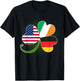American German and Irish Roots DNA T-Shirt - T-Shirt | Black