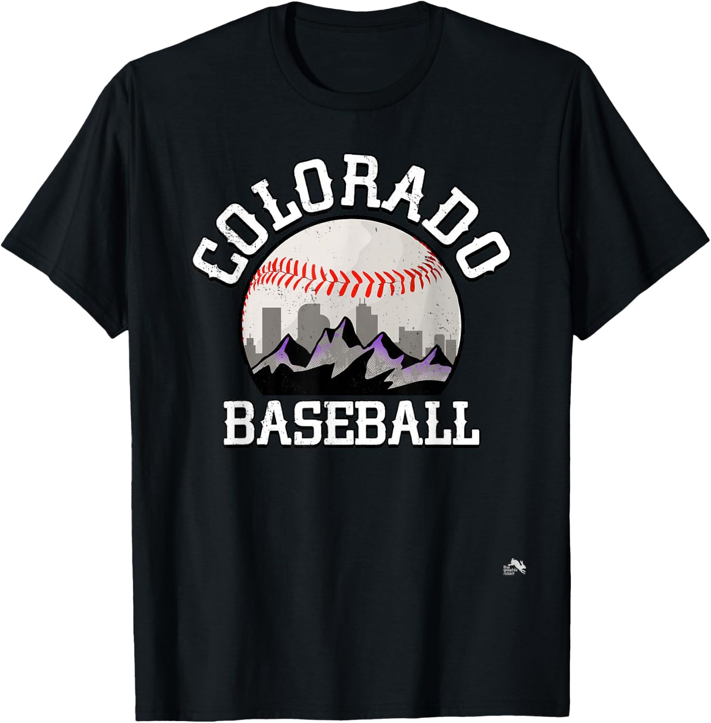 Colorado Baseball Rocky Mountain Team T-Shirt - T-Shirt | Black