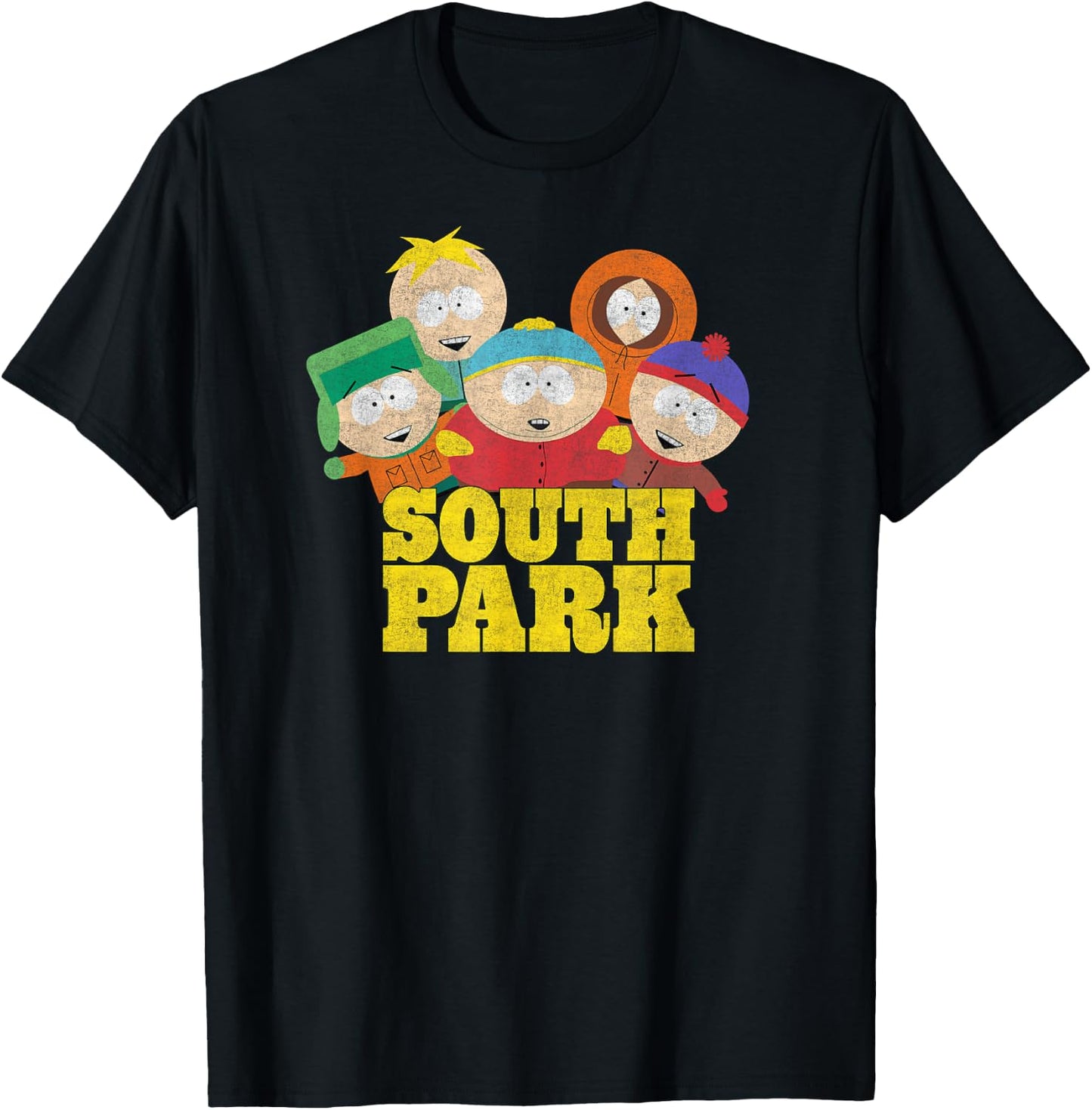 Vintage South Park Gang T-Shirt - T-Shirt | Black