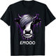 Emo Shirt Emo Cow Emooo Emocore Farm Shirt For Emo Farmers T-Shirt - T-Shirt | Black