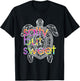 Salty Sweet Sea Turtle Attitude Tie Dye Southern Prep Gear T-Shirt - T-Shirt | Black