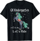 OK Kindergarten Let's Ride Cute Horse First Day Gift Girls T-Shirt - T-Shirt | Black