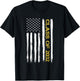 Senior Class Of 2032 Patriotic American Flag Graduation Gift Kids Men T-Shirt - T-Shirt | Black