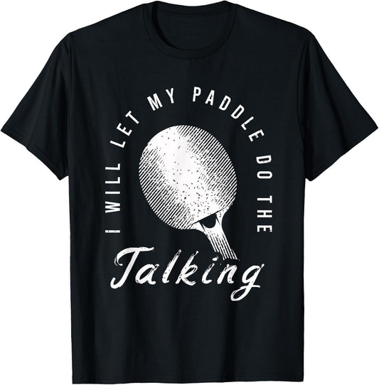 Ping Pong Shirts and Table Tennis Gifts for Ping Pongs T-Shirt - T-Shirt | Black