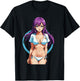 Sexy Waifu Sport Beach Anime Girl Japanese T-Shirt - T-Shirt | Black