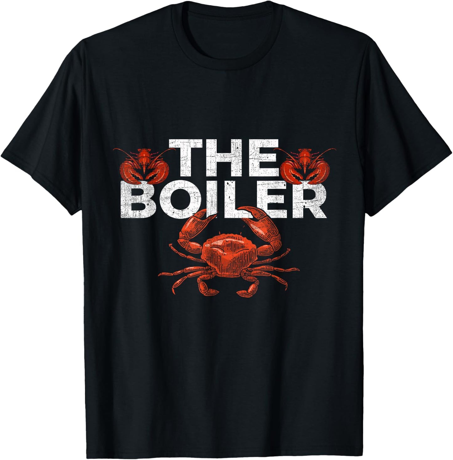The Boiler - Funny Crab & Lobster Boil Chef T-Shirt - T-Shirt | Black