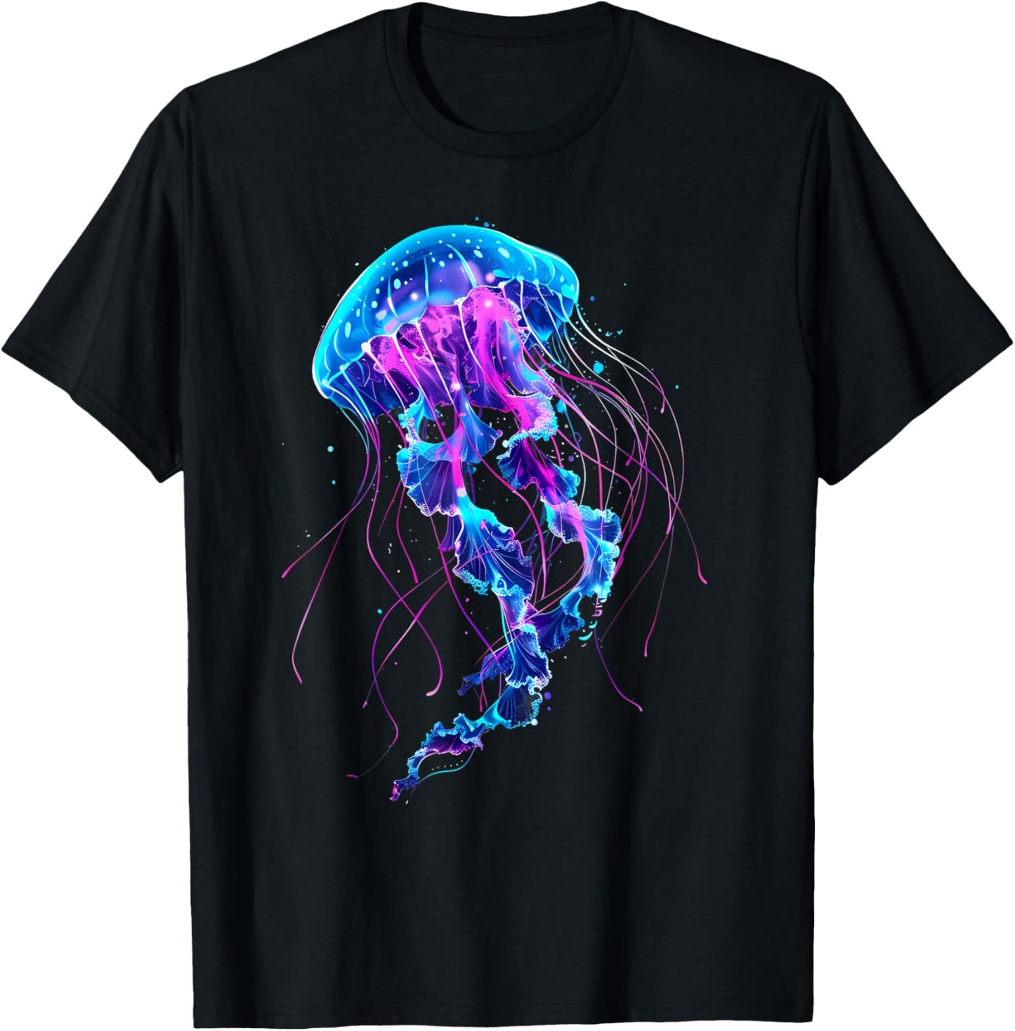Jellyfish Marine Mammal Ocean Sea Animal Sea Ocean Jellyfish T-Shirt - T-Shirt | Black