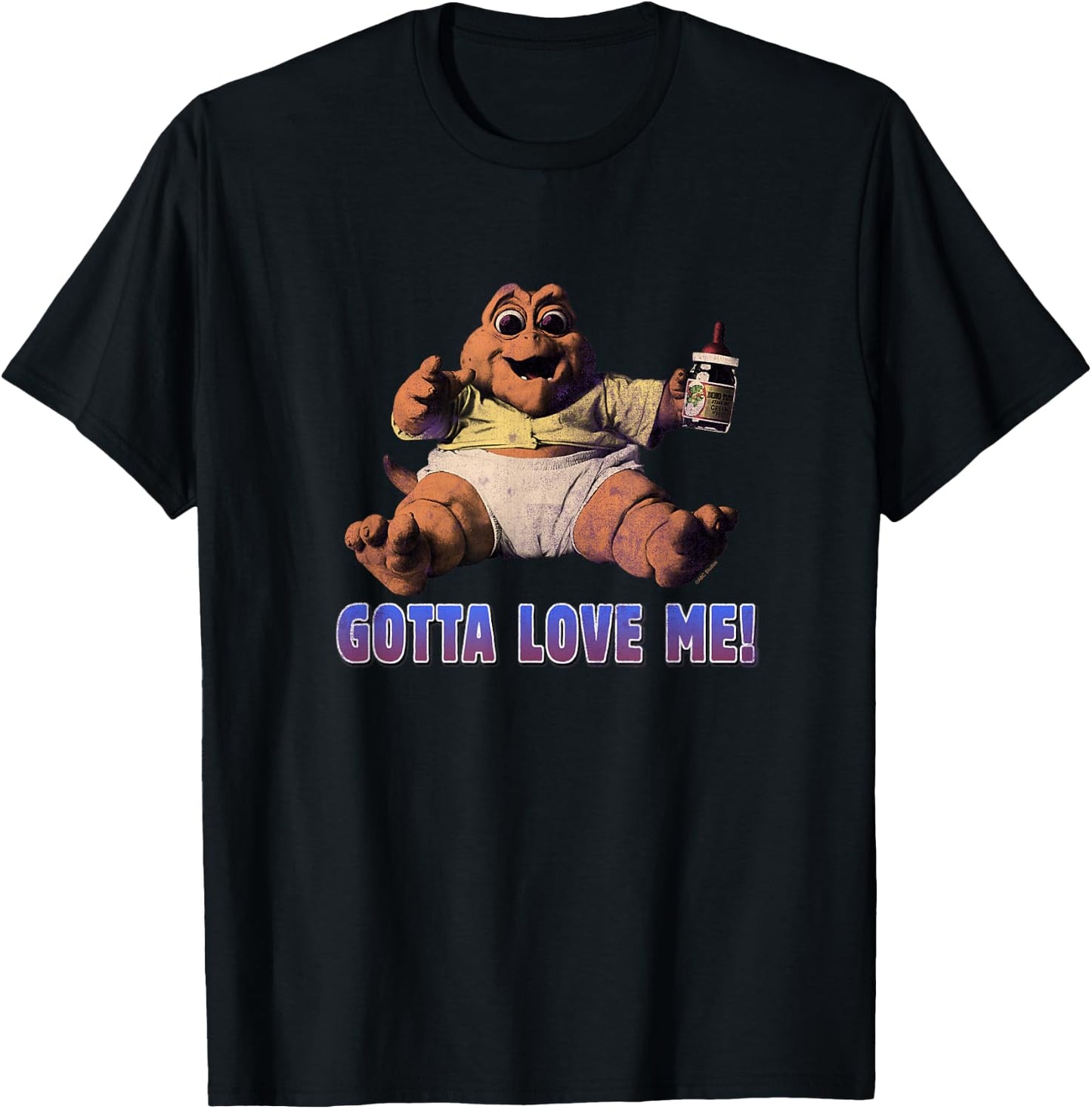 Dinosaurs Gotta Love Me T-Shirt - T-Shirt | Black