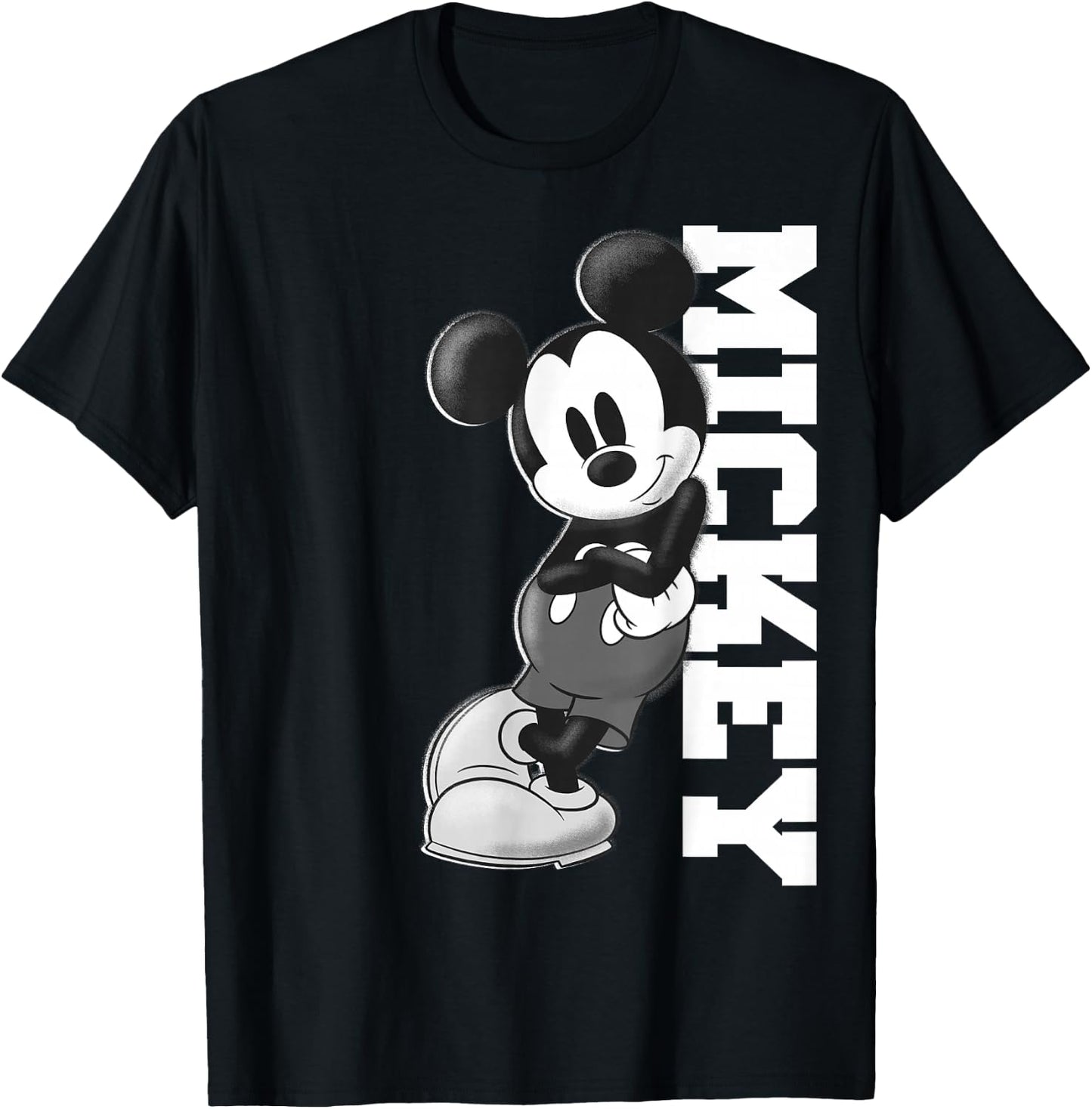 Disney Mickey and Friends Mickey Mouse Lean Small T-Shirt - T-Shirt | Black