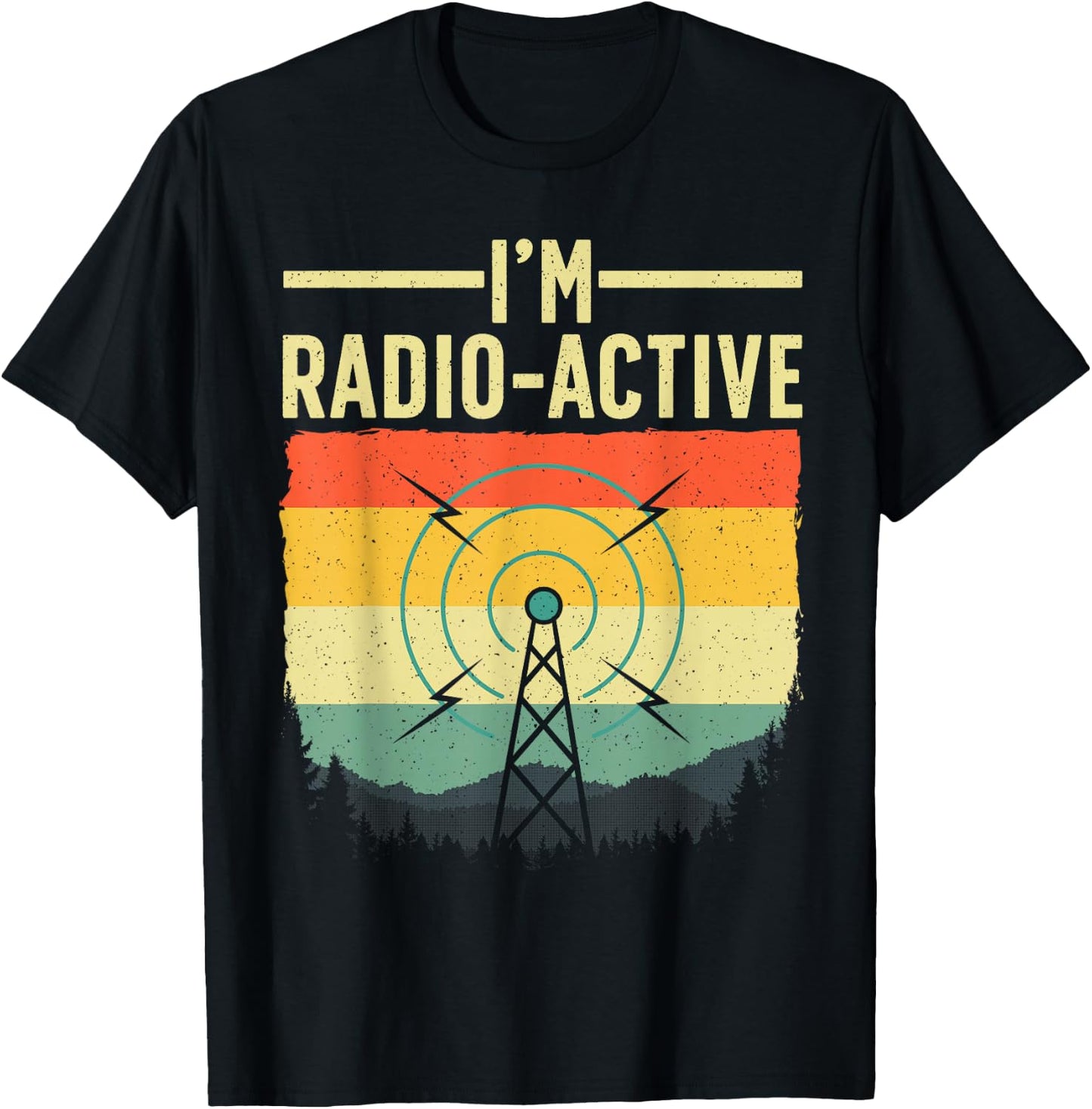 Cool Ham Radio Art Women Ham Operator Amateur Radio T-Shirt - T-Shirt | Black